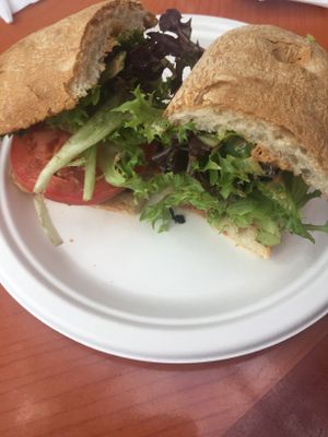 vegan burger  at Book Trader Cafe in New Haven