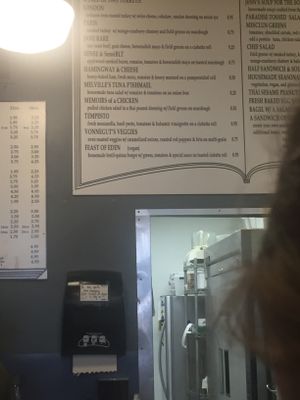 veg menu  at Book Trader Cafe in New Haven