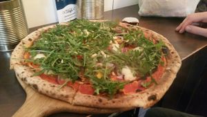 Vegan Affair Pizza at Dough Pizzeria in Edinburgh