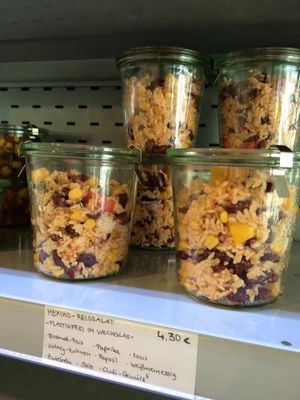 Takeaway salad at Lecker & Pur in Hildesheim