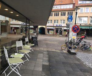 outside at Lecker & Pur in Hildesheim