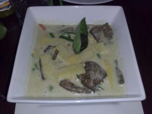 green curry at Bulan Thai Vegetarian Kitchen - Melrose in Los Angeles
