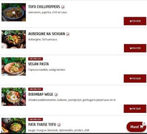 vegan options at Lee's Chinese in Gdansk