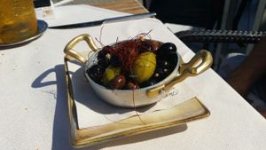 olives at Vecchio Mulino Beach in Peschiera Del Garda