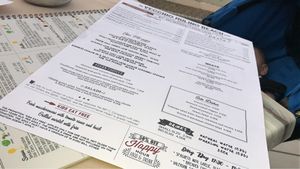 separate vegan menu  at Vecchio Mulino Beach in Peschiera Del Garda