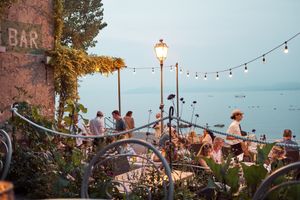 Lake view at Vecchio Mulino Beach in Peschiera Del Garda