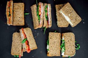 Sandwiches at Gartnerei in Zug