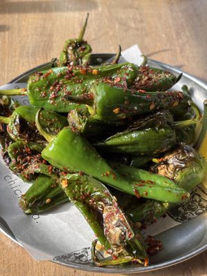 Padron peppers  at Pembroke Arms in Salisbury