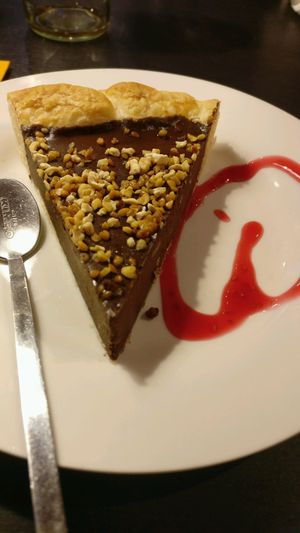 Tarte au chocolat végétalienne at Sherlock Holmes  in Quimper