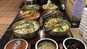 Bibimbab at Chaedam Vegan Buffet in Daejeon