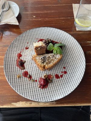Hazelnut cake  at Emmax in Lanzarote