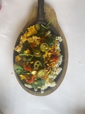 Tofu scramble  at Ms. Mary's and Pete Too in Clinton