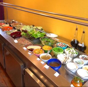 Salad Buffet at Bioqualitta in Sao Paulo