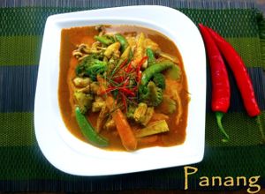 Panang 120thb 
crazy delicious at Dragon & Phoenix in Chiang Mai