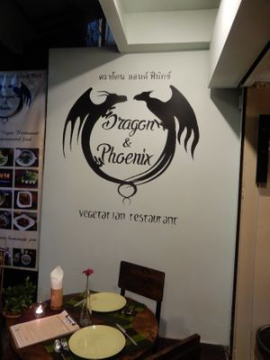 Decor at Dragon & Phoenix in Chiang Mai