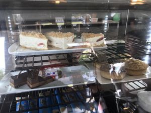 Vegan desserts! at Falafel Mevorach in Tel Aviv