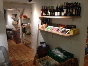 Vegan wine, ice cream and chocolate. at The Vegan Shop in Copenhagen