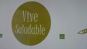 happy cow stickers!! at Avocados in Bogota