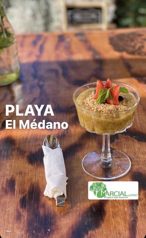EL Medrano BEACH DESSERT
Tapioca in Fruit sauce in season, crunchy almonds and oats. at Marcial by Mako in Cabo San Lucas