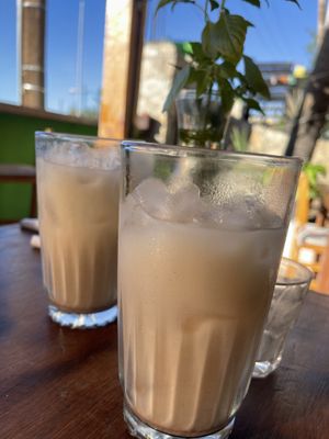 Oatmeal horchata water at Marcial by Mako in Cabo San Lucas