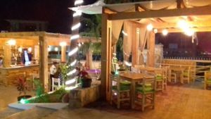 night lights  at Marcial by Mako in Cabo San Lucas