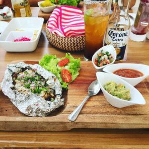 baked potato tacos at Marcial by Mako in Cabo San Lucas