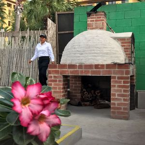 Wood fired pizza oven! at Marcial by Mako in Cabo San Lucas