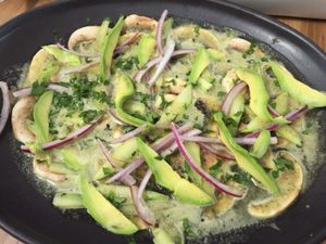 Agua chile vegan  at Marcial by Mako in Cabo San Lucas