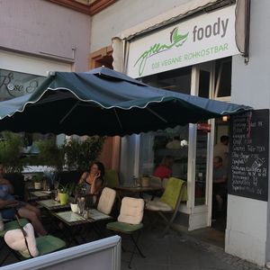 from the street at Greenfoody in Frankfurt