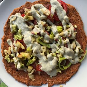 pizza at Greenfoody in Frankfurt