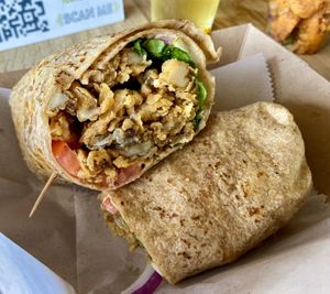 Oyster Mushroom Po Boy  at Smithtown Seafood in Lexington