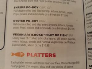Menu at Smithtown Seafood in Lexington