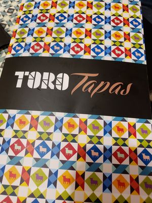 Menu at Toro Tapas in Ronda