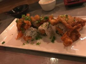 Vegan top shelf  at Midtown Sushi in Sacramento