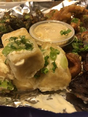 Vegan appetizer sampler at Midtown Sushi in Sacramento