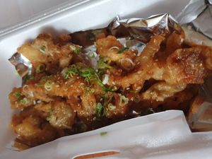 Sweet and Sour Mushrooms (vegan) at Midtown Sushi in Sacramento