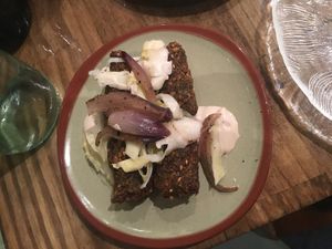 Falafel mazze at Hummus Kitchen in New York City