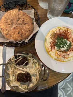   at Hummus Kitchen in New York City