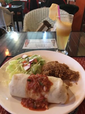 Vegan burrito @ Viva, Siem Reap at Viva in Siem Reap