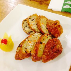 fried chestnut  at De Kade in Rotterdam