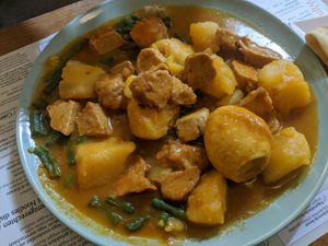 Veggie roti (with or without egg option) at De Kade in Rotterdam