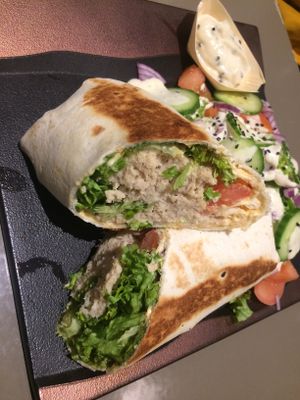 Tuna wrap  at Der Vegetarische Metzger in Berlin