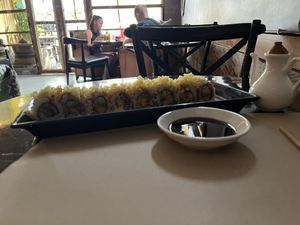 Tempura vegan roll  at Happy Banana in 