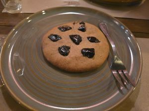 chocolate chip cookie - Meh. dry and  bland at Happy Banana in 