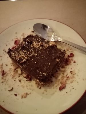 Raw snickers bar at Happy Banana in 