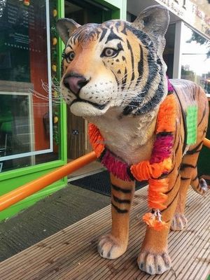 Outside at Masala Dosa Cafe in Sheffield