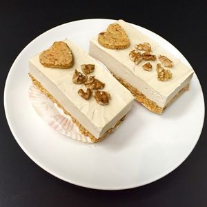 Healthy carrot cake  at Go Vegan in Innsbruck