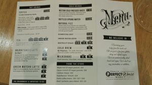 menu at Mama-P in Charlestown