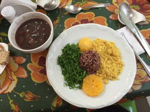 Vegan feijoada at Vege Tao in Sao Paulo