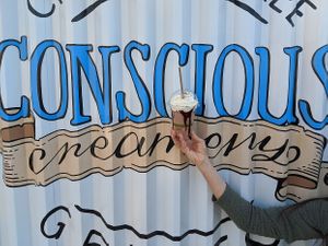 Gelato Shakes galore! at Conscious Creamery in Sacramento